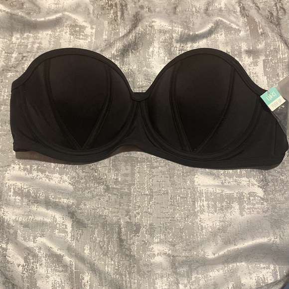 Pink Victoria Secret Strapless Bathing Suit Top